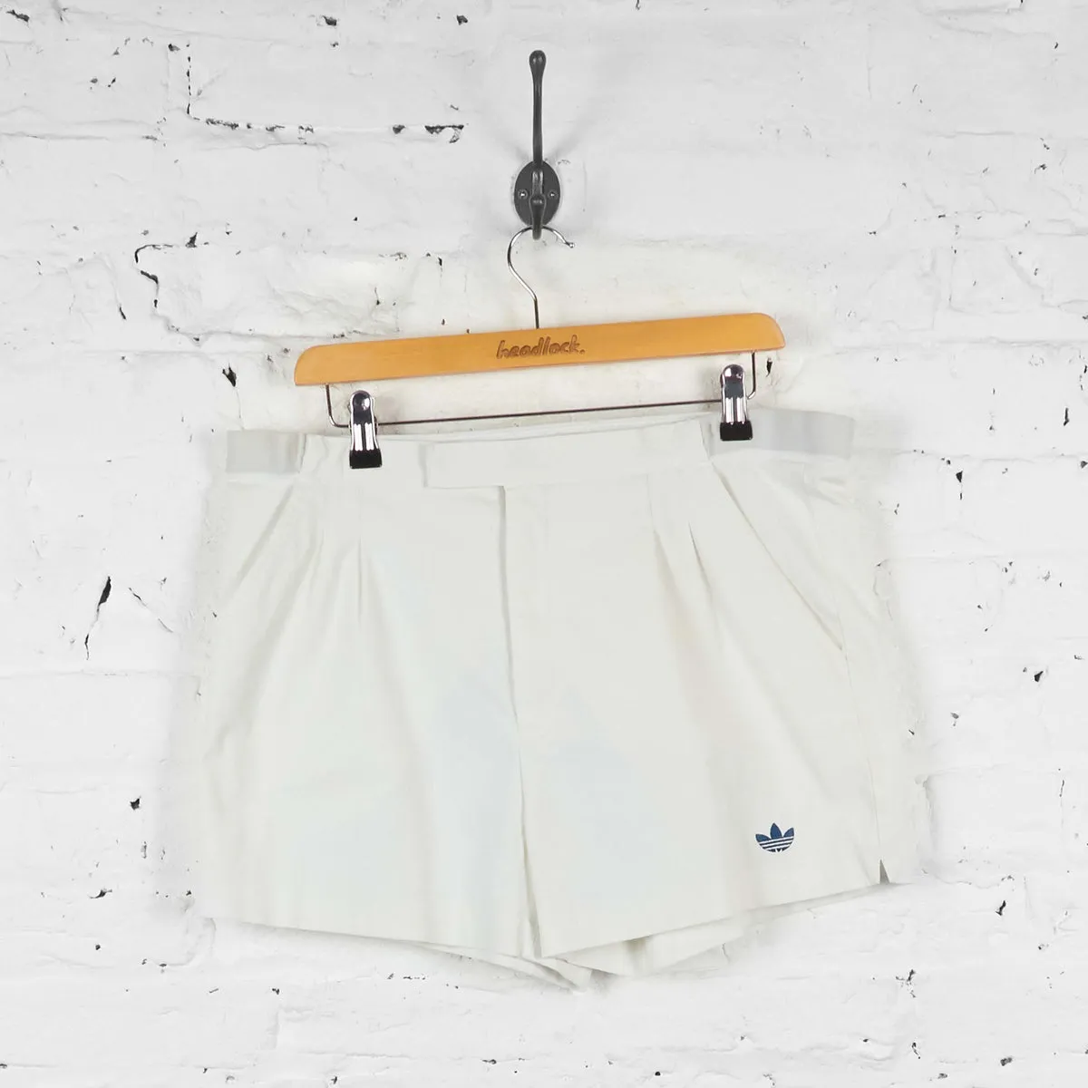 Vintage Adidas Tennis Shorts - White - L