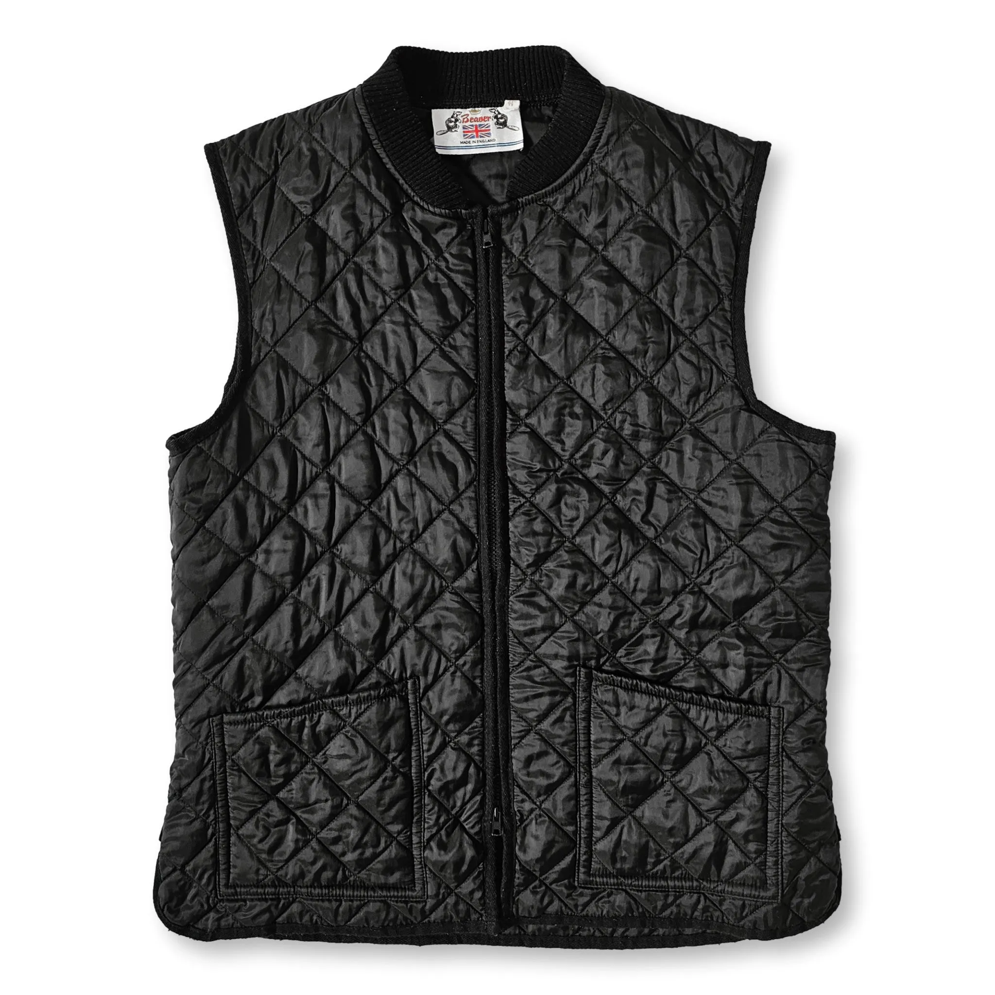 Vintage Beaver quilted vest made in England