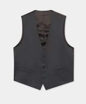 Virgin Wool Vest in Grey for Men | Brooks Brothers® UK