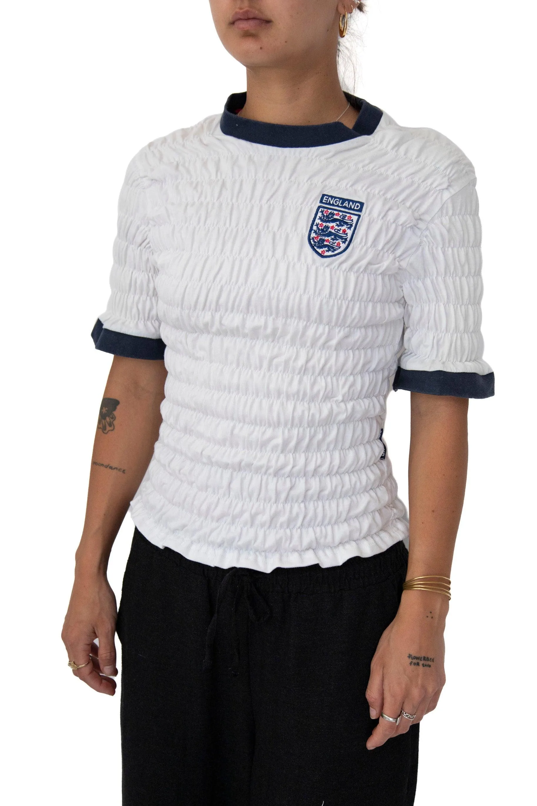 VT Rework: England Shirred Euro's Collection Football Tee