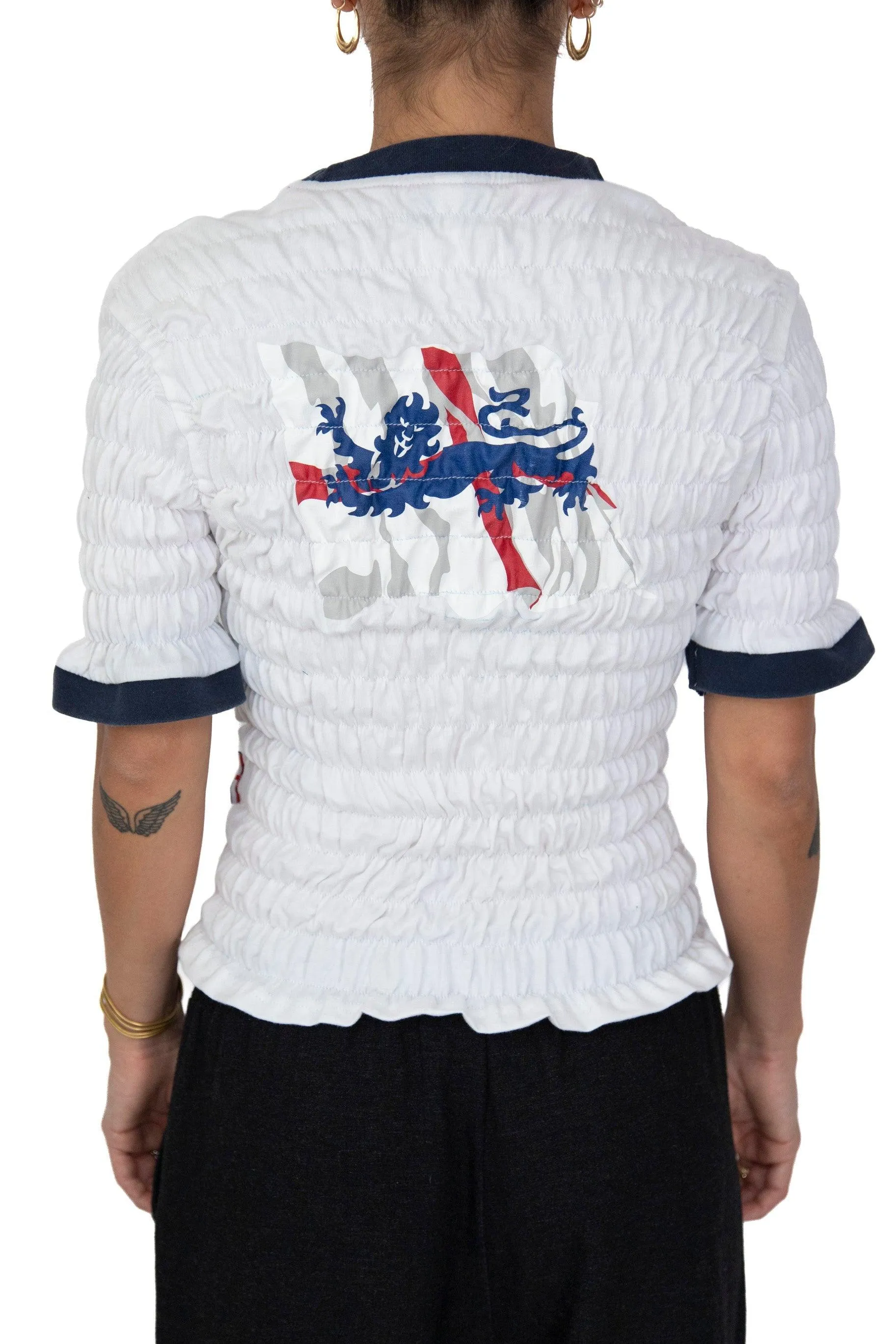 VT Rework: England Shirred Euro's Collection Football Tee