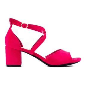 W. Potocki Pink suede sandals from Potocki