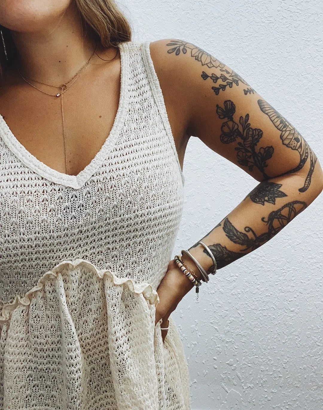 Wanderlust Crochet Tank Top