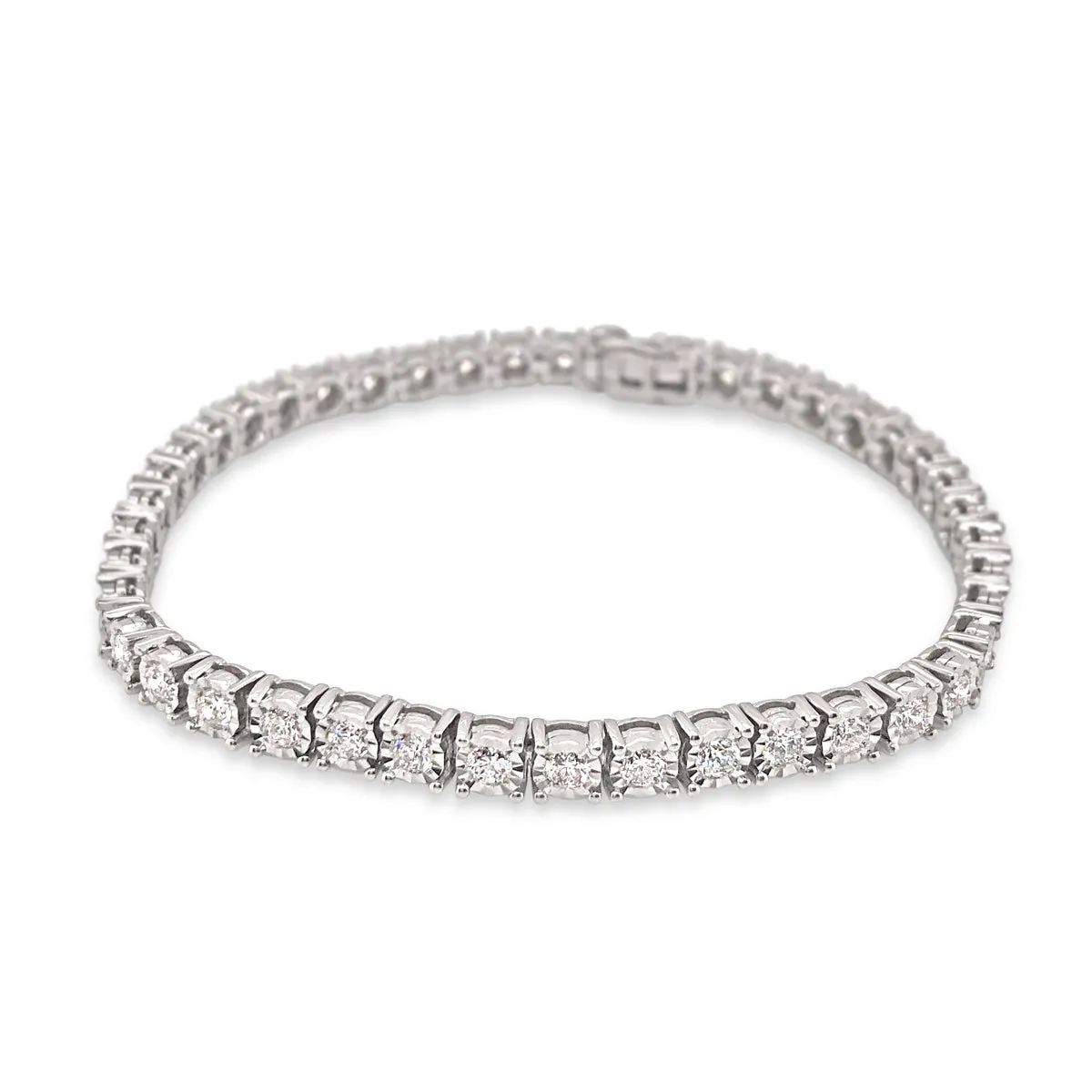 White Gold 3.00 Cttw. Diamond Tennis Bracelet