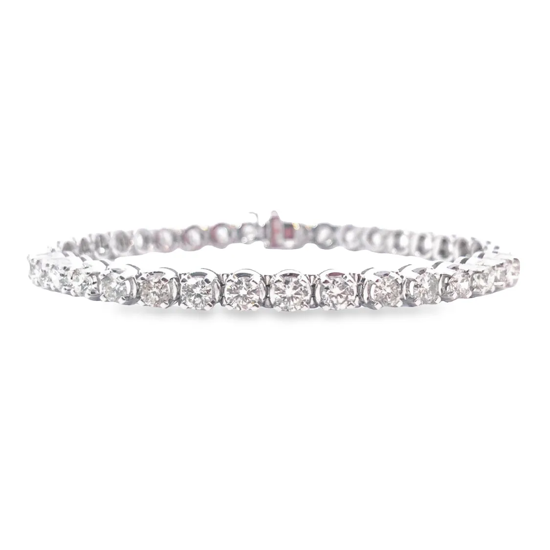 White Gold 6.02 Cttw. Diamond Tennis Bracelet