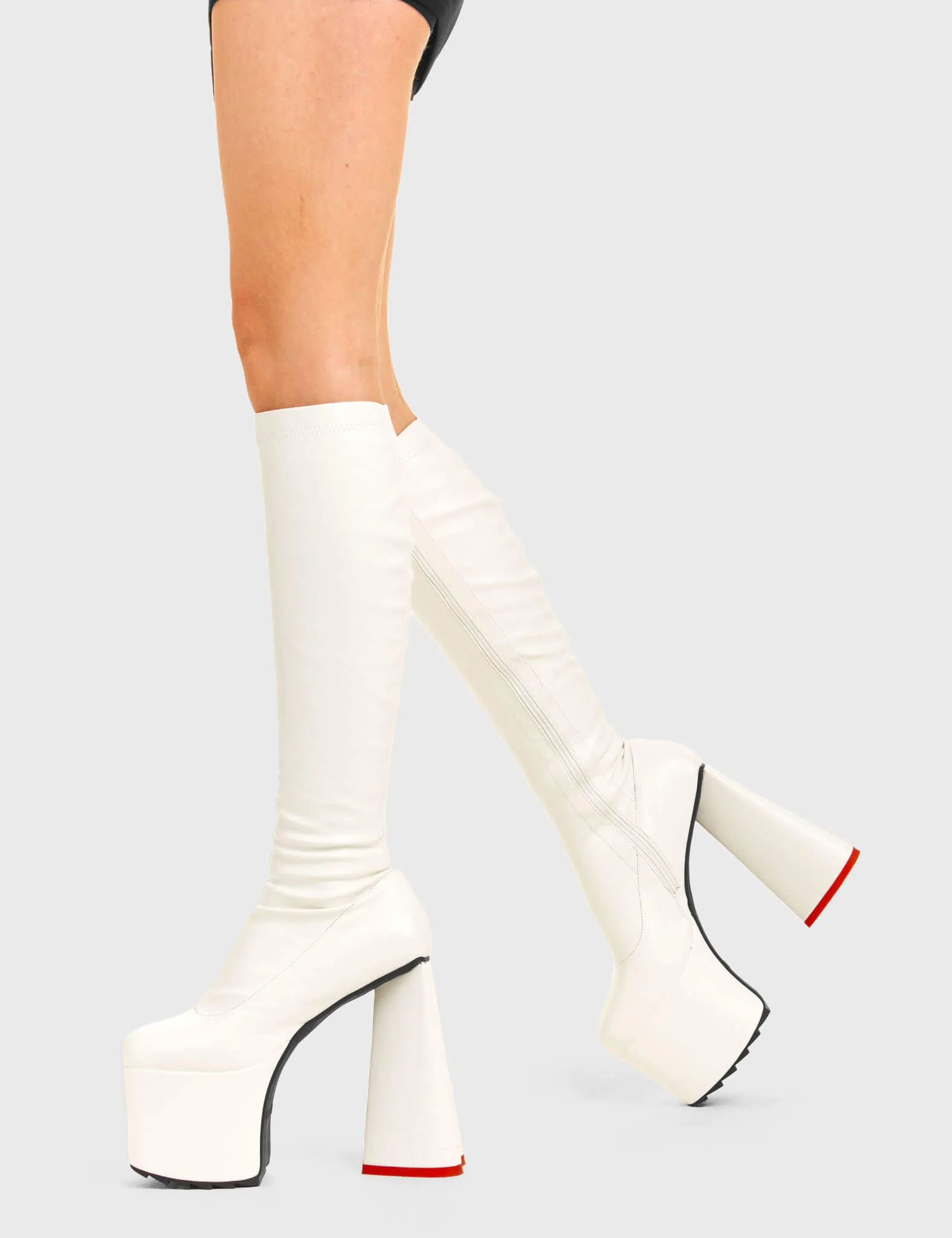 Wild Child Platform Knee High Boots