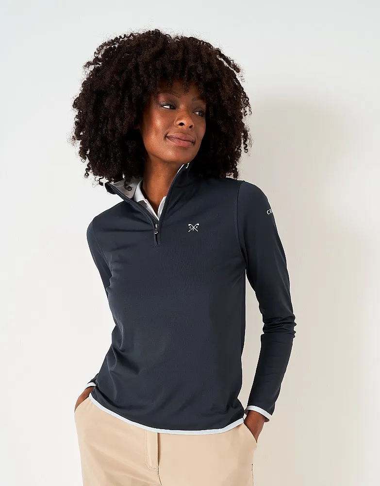 Women's Core Golf Half Zip Sweatshirt from Crew Clothing Company