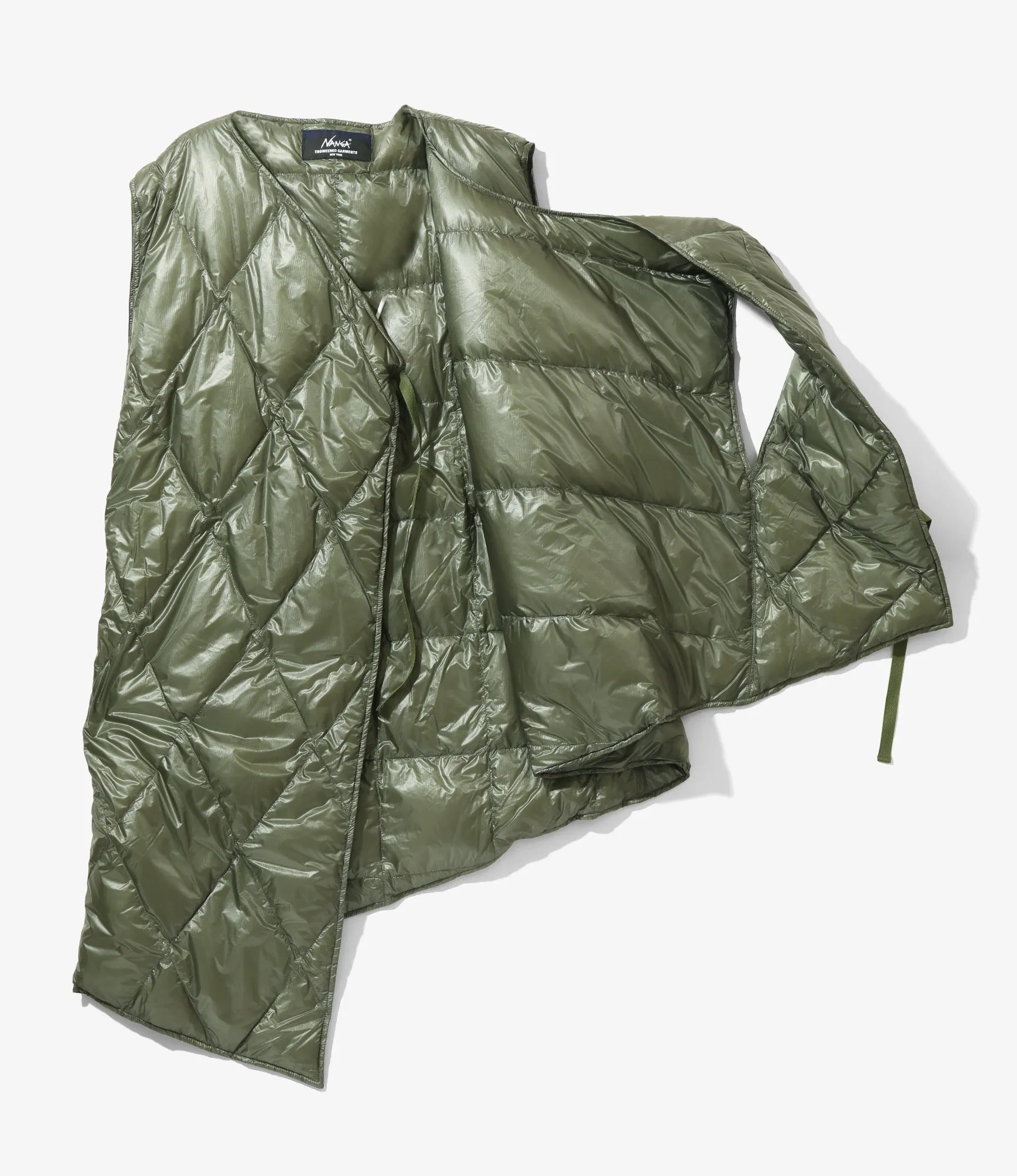 Wrap Vest – Khaki Ripstop Nylon