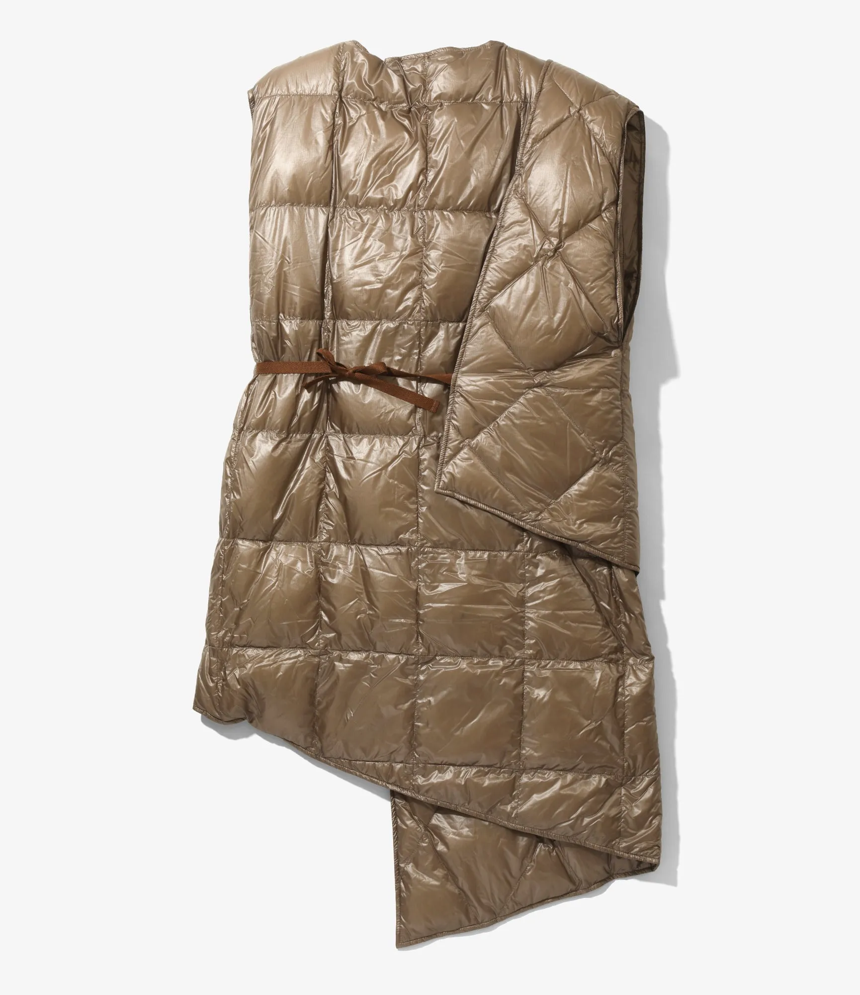 Wrap Vest – Mocha Ripstop Nylon