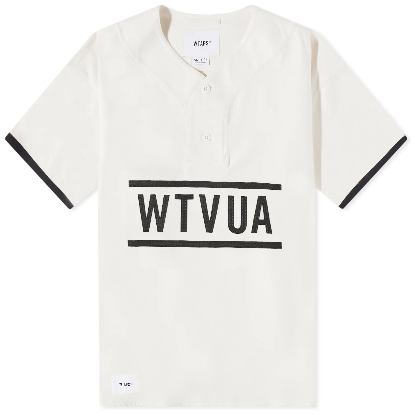 WTAPS 11 Baseball ShirtOff White