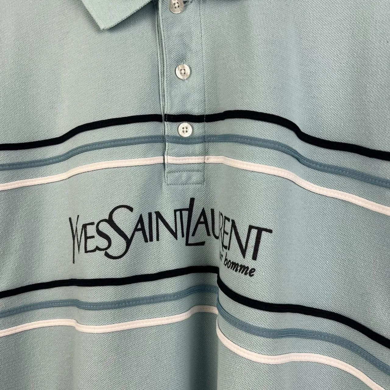 YSL Logo Polo Shirt (L)