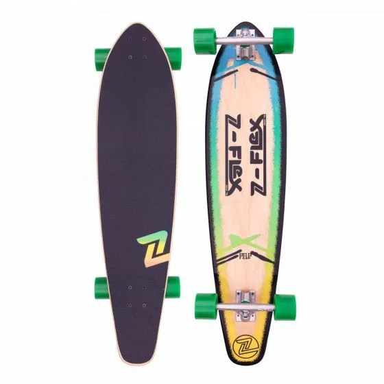 Z-Flex P.O.P 39" Complete Skateboard - Blue Fade