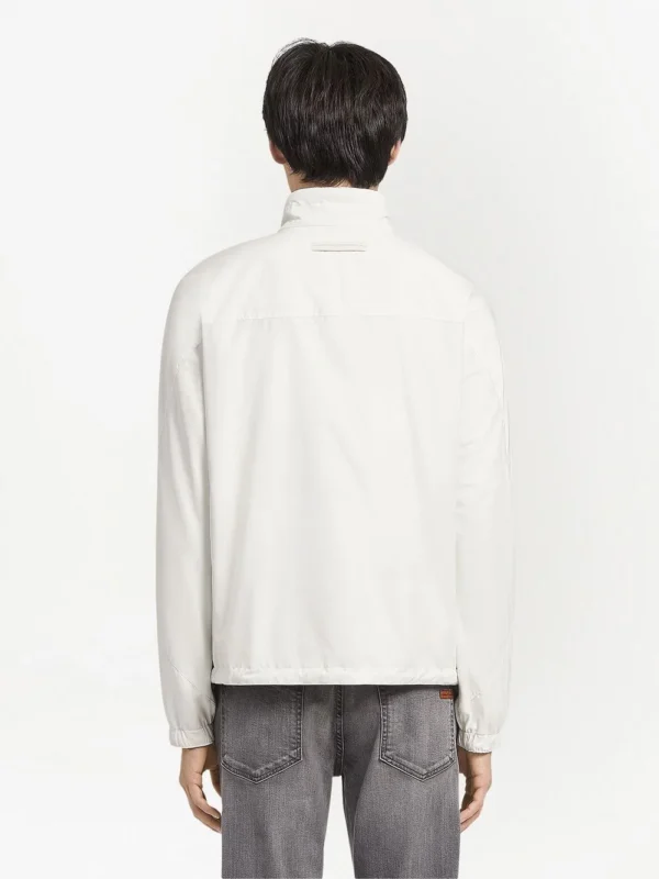 Zegna Reversible Jacket White/Grey | Luxury and style at your fingertips