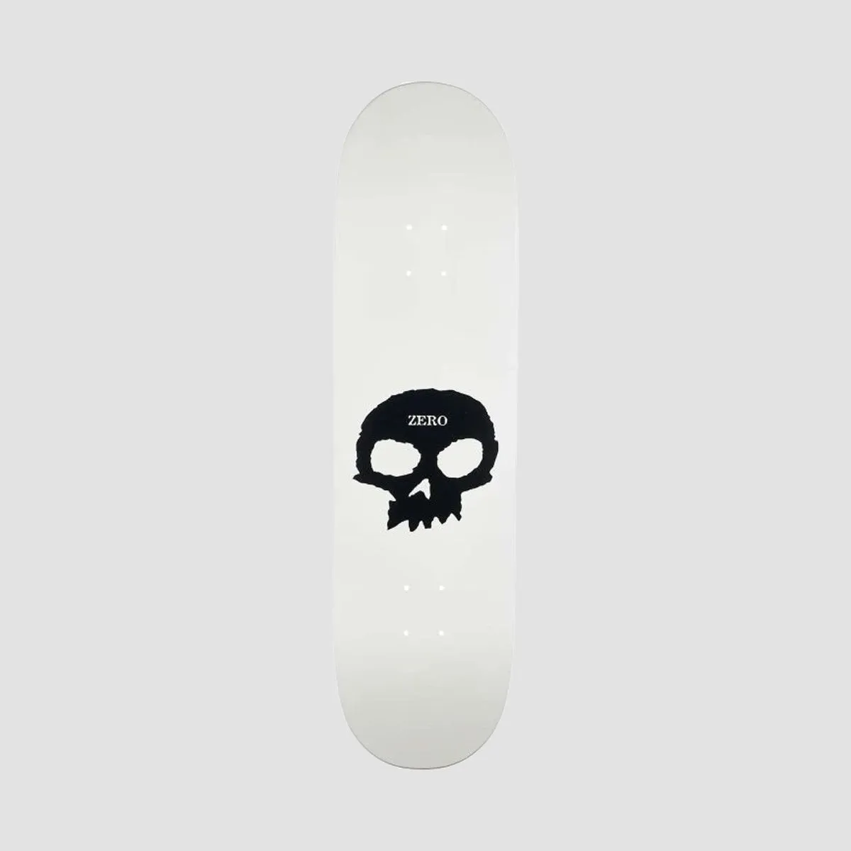 Zero Single Skull Skateboard Deck Glow In The Dark - 8.5